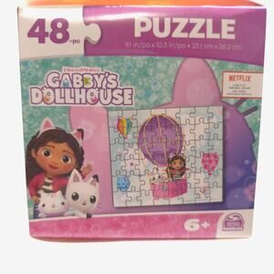 Gabby’s Dollhouse Square Shaped 48 pc Puzzle